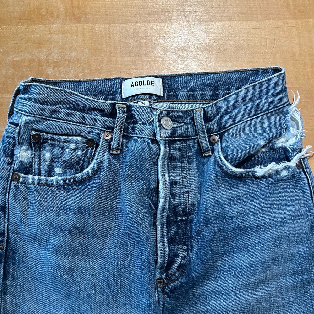 Agolde jeans minimal distress